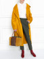 Пальто из кашемира свободного кроя с капюшоном Alberta Ferretti  –  МодельОбщийВид