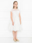 Платье с оборками расшитое пайетками Aletta Couture  –  МодельВерхНиз