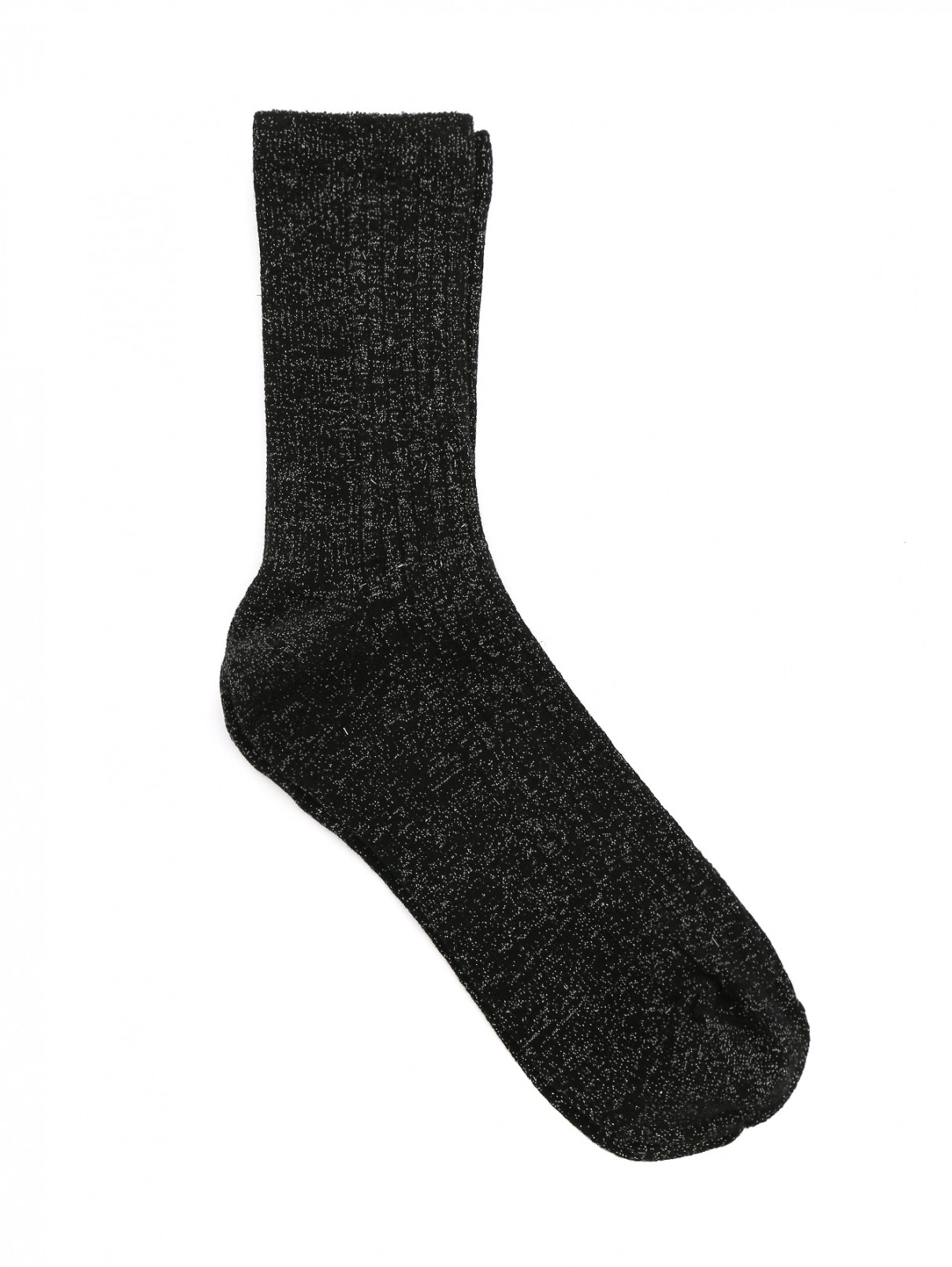 Носки из хлопка ALTO MILANO  –  Общий вид  – Цвет:  Черный