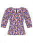 Блуза-топ с цветочным узором Paul Smith  –  Общий вид