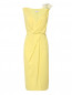 Платье из шелка с драпировкой и декором Marina Rinaldi  –  Общий вид