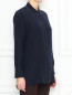Блуза из шелка с декоративной отделкой Moschino Boutique  –  МодельВерхНиз