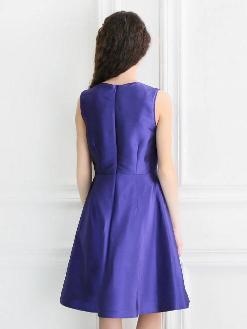 Платье с контрастной вставкой - Модель Верх-Низ1