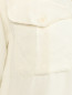 Блуза с воротом, декорированным стеклярусом и бусинами Alberta Ferretti  –  Деталь1