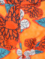 Юбка-миди из хлопка с цветочным узором с боковыми карманами Max&Co  –  Деталь