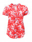 Блуза из хлопка с цветочным узором Marina Sport  –  Общий вид