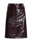 Лаковая юбка с боковыми карманами Nina Ricci  –  Общий вид