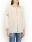 Блуза из шелка с вышивкой Seventy  –  МодельВерхНиз