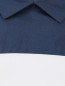 Блуза из хлопка с контрастной вставкой Isola Marras  –  Деталь