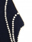 Жакет из хлопка декорированный декоративным жемчугом Moschino  –  Деталь1