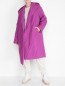 Куртка стеганная на кнопках с капюшоном Marina Rinaldi  –  МодельОбщийВид