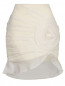 Шелковая юбка с драпировкой Emporio Armani  –  Общий вид