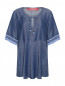 Блуза в бохо стиле с бахромой Marina Rinaldi  –  Общий вид