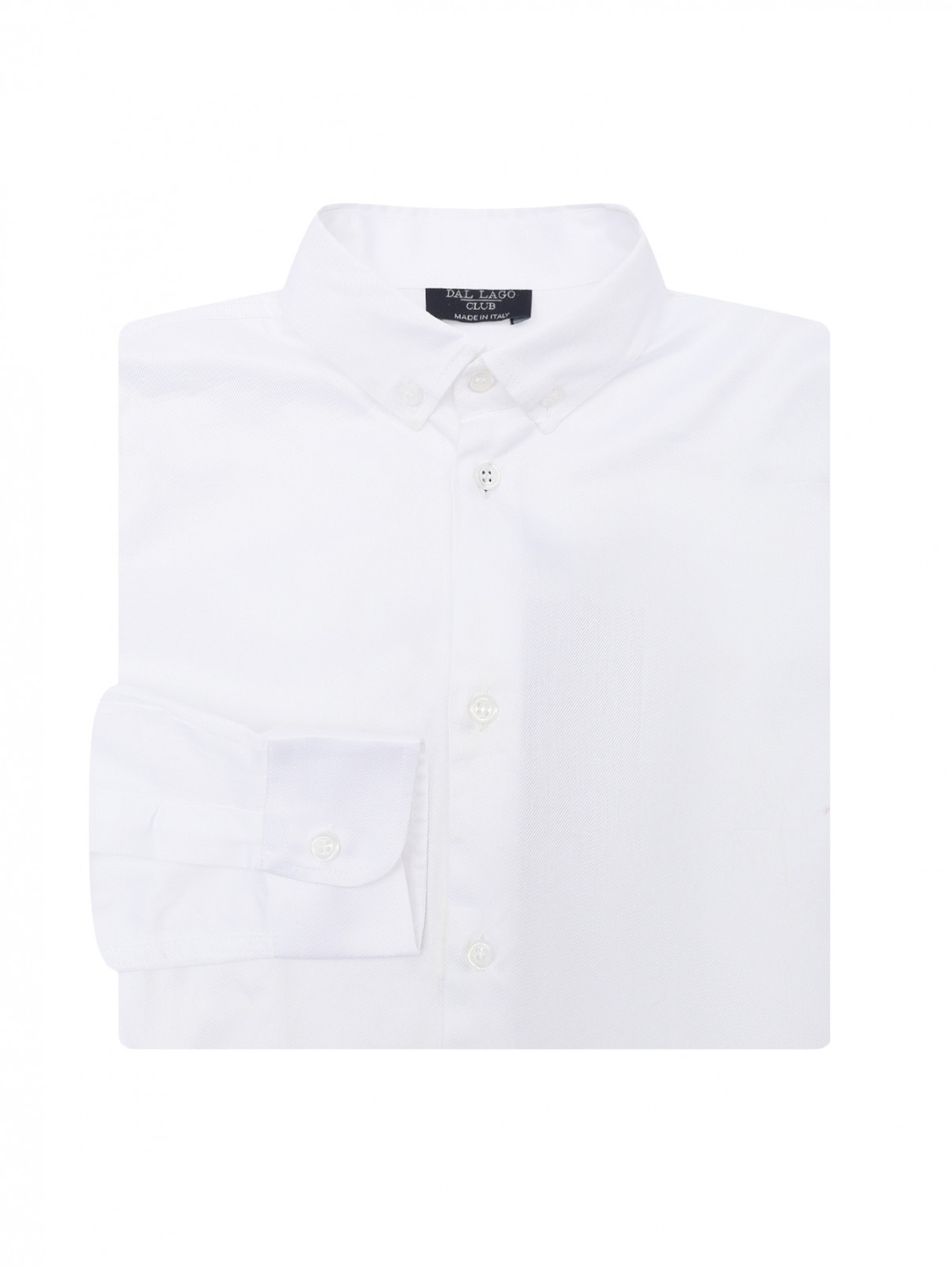 Рубашка из хлопка однотонная Dal Lago  –  Общий вид