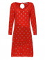Платье-миди из шелка в горох Balenciaga  –  Общий вид
