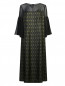 Платье из шелка с узором Marina Rinaldi  –  Общий вид