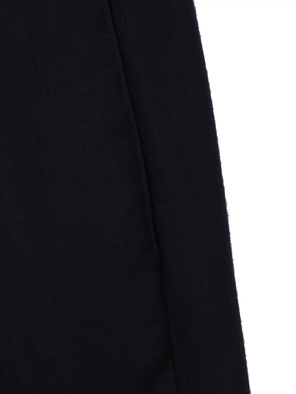 Классические брюки из шерсти Dal Lago  –  Деталь1  – Цвет:  Черный