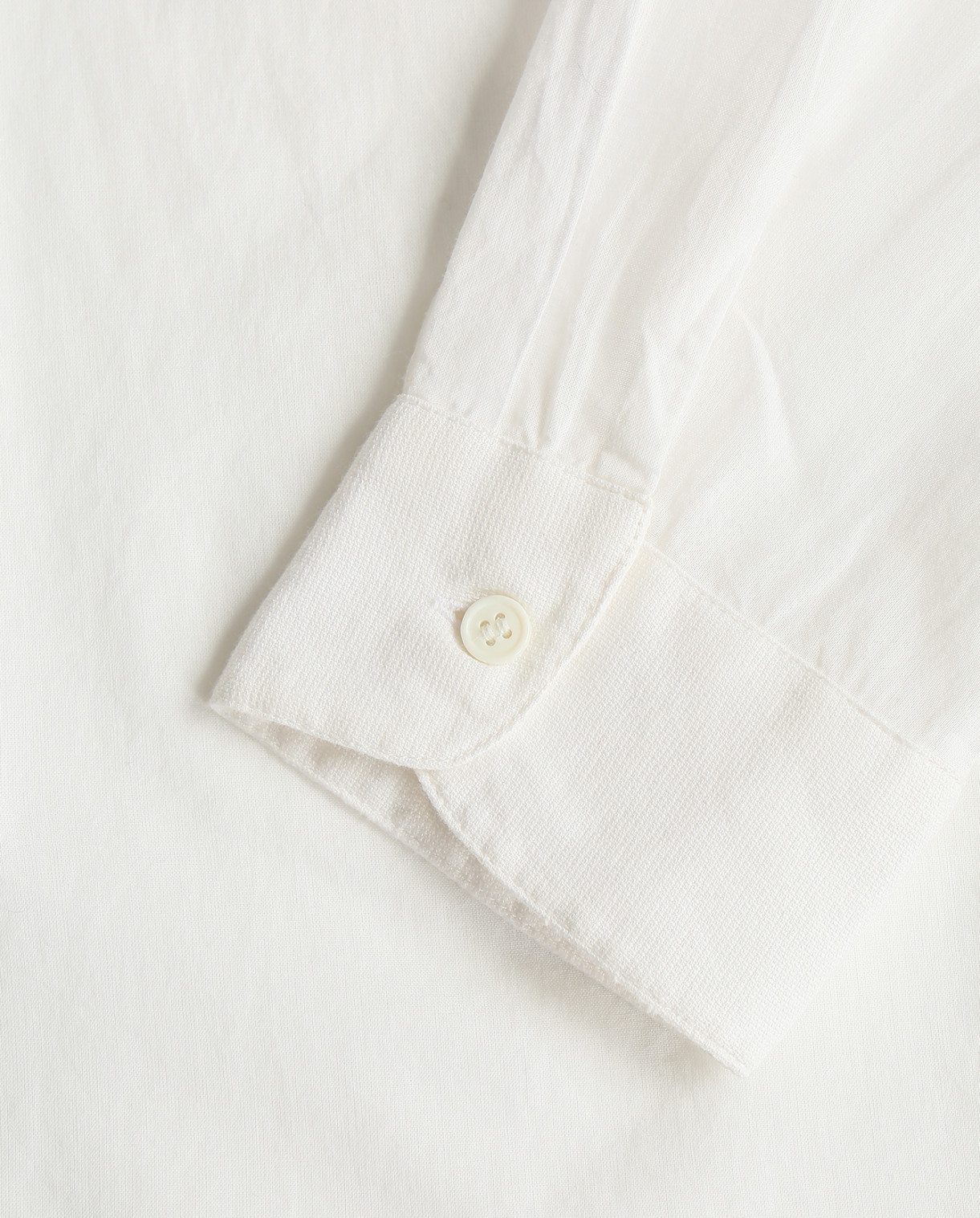 Рубашка из хлопка с карманом на груди Swildens  –  Деталь  – Цвет:  Белый
