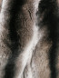 Шуба из меха кролика с контрастной отделкой Yves Salomon  –  Деталь