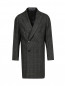 Пальто двубортное из шерсти и хлопка с узором "клетка" Paul Smith  –  Общий вид