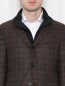 Пиджак однобортный из шерсти с узором "клетка" Etro  –  МодельОбщийВид1