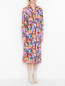 Платье из вискозы с узором Suncoo  –  МодельВерхНиз