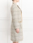 Пальто из льна и хлопка с узором Alberta Ferretti  –  Модель Верх-Низ2