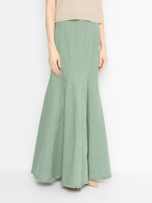 Джинсовая юбка-макси Max Mara - МодельВерхНиз