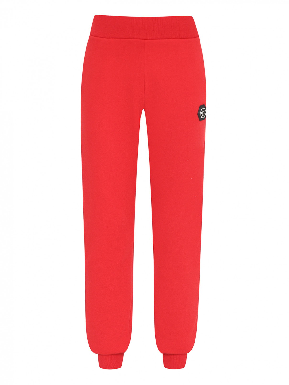 Трикотажные брюки с карманами Philipp Plein  –  Общий вид  – Цвет:  Красный