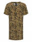 Платье-футболка с анималистичным принтом Norma Kamali  –  Общий вид