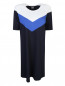 Трикотажное платье с контрастной отделкой Persona by Marina Rinaldi  –  Общий вид