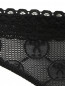 Полупрозрачные трусы с узором и кружевной отделкой Moschino Underwear  –  Деталь