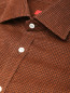 Вельветовая рубашка из хлопка с узором Isaia  –  Деталь