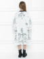 Однобортное пальто с узором Dolce & Gabbana  –  МодельВерхНиз1