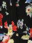 Платье-миди из шелка с цветочным узором Ermanno Scervino  –  Деталь