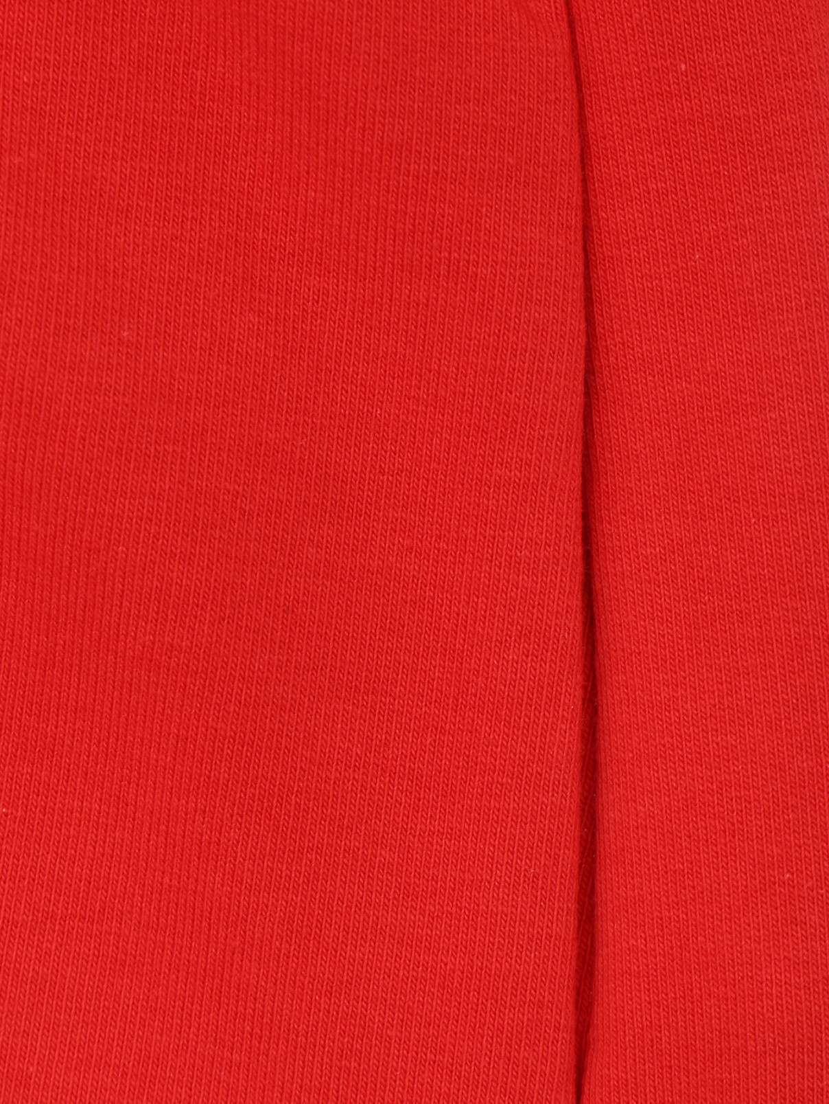Трикотажные шорты с принтом и вышивкой Moschino  –  Деталь1  – Цвет:  Красный