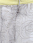 Юбка с ажурной вышивкой и контрастной обтачкой Miss Blumarine  –  Деталь1