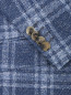 Пиджак однобортный из хлопка с узором "клетка" Etro  –  Деталь