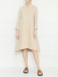 Трикотажное платье из хлопка с карманами Panicale Cashmere  –  МодельОбщийВид