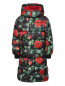 Пуховое пальто с цветочным узором Dolce & Gabbana  –  Общий вид