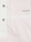 Блуза из хлопка декорированная рюшами Nanan  –  Деталь