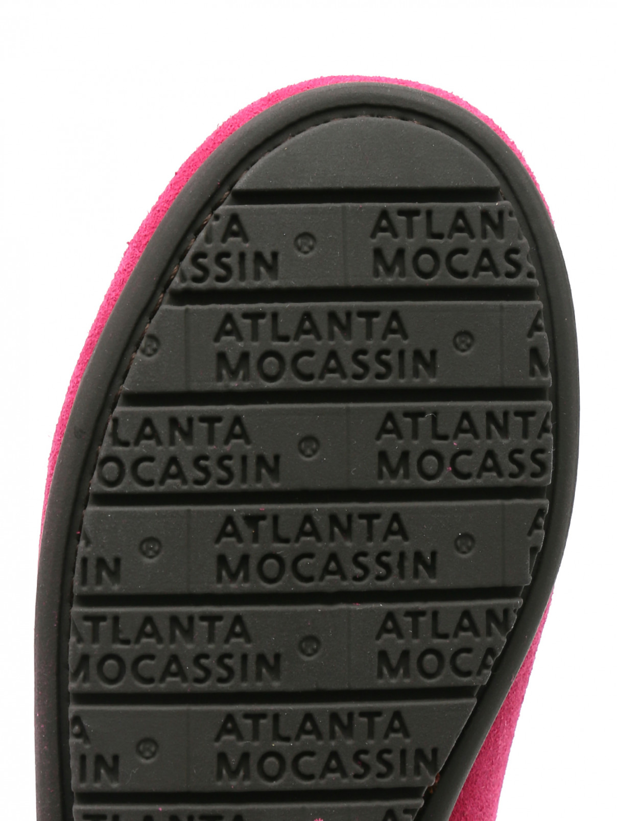 Мокасины классические из кожи Atlanta Mocassin  –  Обтравка4  – Цвет:  Розовый