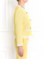 Однобортный жакет из хлопка с цветочной вышивкой Moschino Boutique  –  Модель Верх-Низ2