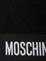 Шапка из смешанного кашемира с логотипом Moschino  –  Деталь