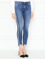 Укороченные джинсы с контрастной отделкой J Brand  –  МодельВерхНиз