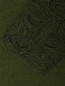 Джемпер из шерсти, шелка и кашемира с вышивкой Ermanno Scervino  –  Деталь1