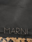 Косынка из гладкой кожи с логотипом Marni  –  Деталь