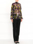 Блуза свободного кроя с узором Jean Paul Gaultier  –  Модель Общий вид