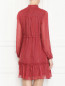 Платье из смешанного шелка с узором полоска Max&Co  –  МодельВерхНиз1