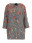 Пальто из шерсти с декором Femme by Michele R.  –  Общий вид